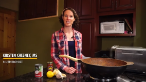 Healthy Meal Demonstration with our Nutritionist, Kirsten Chesney